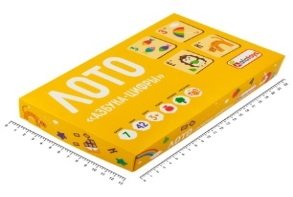 Лото "Фрукты-овощи", 42 фишки, 7 карточек
